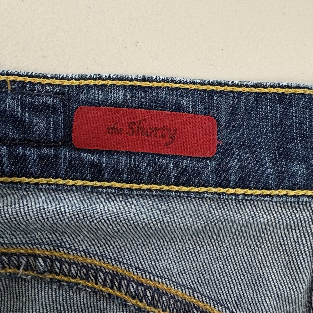 AG Adriano Goldschmied Jeans Women 29 The Shorty Cuffed Capri Capsule USA Made - Picture 4 of 12